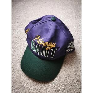 Vintage Harry Gant #33 Signed Snapback Hat NASCAR Manheim Auctions 90s